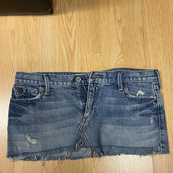Hollister Dresses & Skirts - Jean mini skirt vintage
